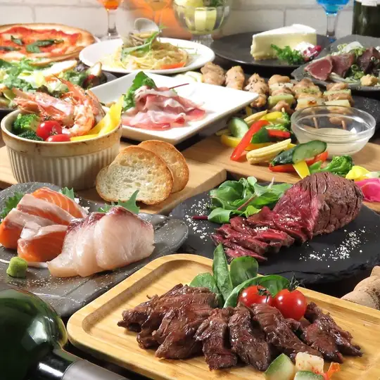 【NEW！ランチ限定デラックス食べ放題】3時間194種★海鮮,寿司,肉 4500円⇒3000円〈34名様迄◎〉