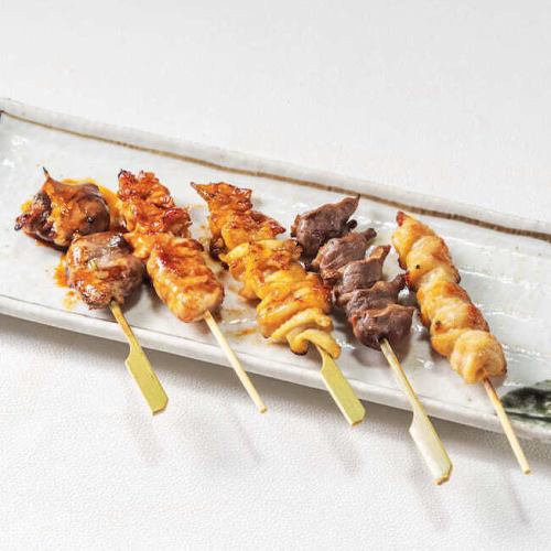 Assorted skewers (5 pieces)