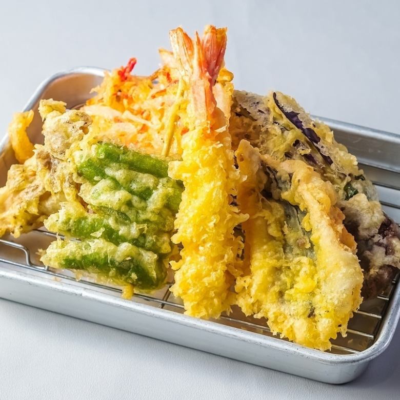 Top tempura platter