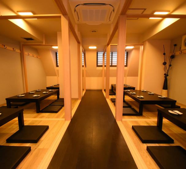 [Private tatami room information] Private rooms available for up to 27 people! Food and drink ¥2480~