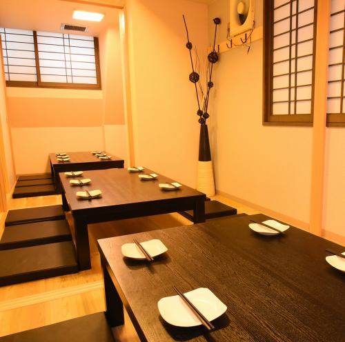 [For private banquets] All you can eat and drink slowly in a private room