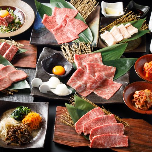 Assorted Japanese finest Wagyu beef boasted by Japan