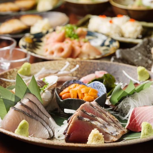 【お料理のみ】3月スタート!鮮度抜群な刺身盛や季節の炊き込みご飯♪リーズナブルなコース