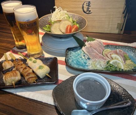 『カップル限定コース』→★5000円★　飲み放題2時間付き