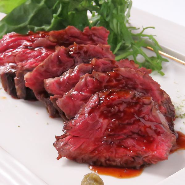 ≪Popular menu≫ Grilled beef Libro with Japanese pepper 1,650 (tax included)