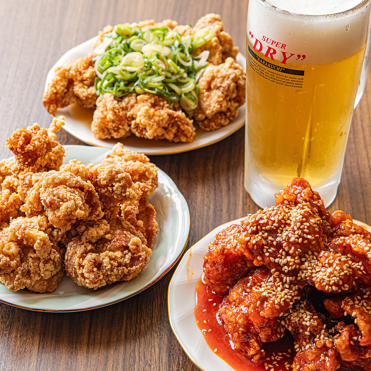 仕事帰りに!揚げたて唐揚げとビールで乾杯しませんか?