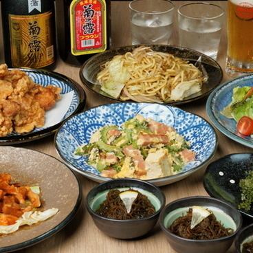 海ぶどうやチャンプルーなど、定番のお料理も多数ご用意♪