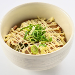 Various rice bowls and rice dishes