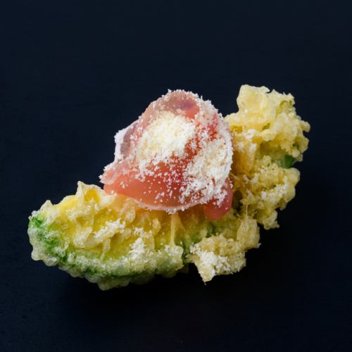 Avocado, Prosciutto and Cheese Tempura