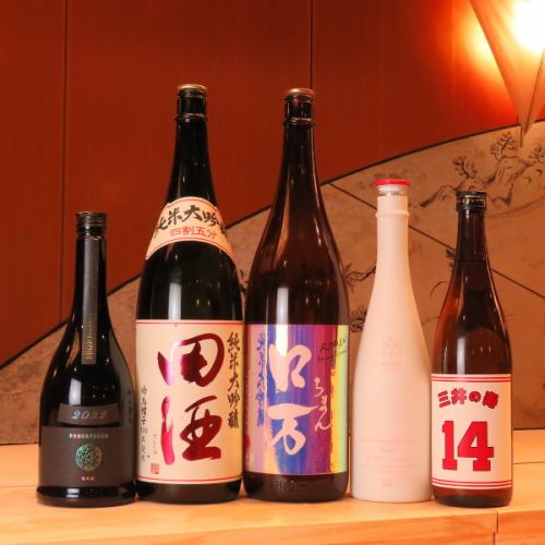 ◆A selection of carefully selected sake that goes well with sushi◆