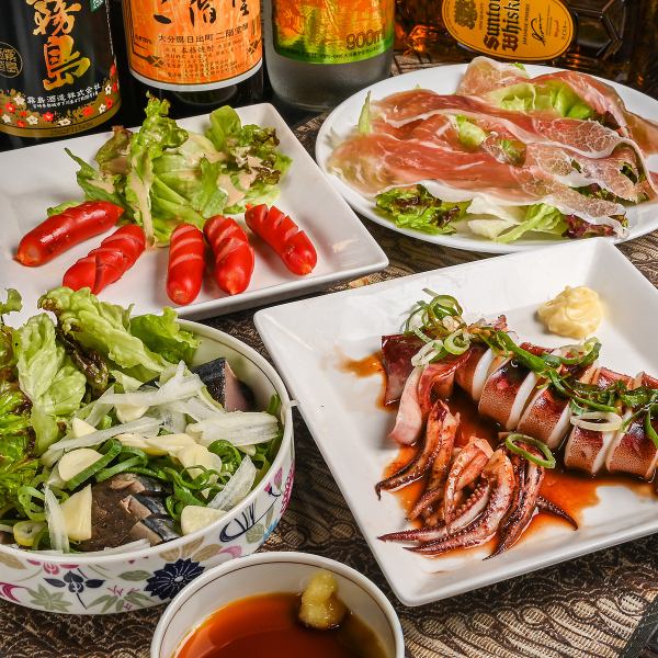 各種おつまみや定番メニューなど多種多様の料理を提供【330円（税込）～】