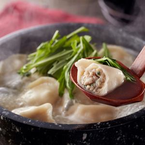 Flying fish broth-boiled dumplings