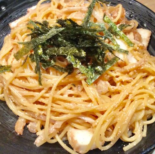 Japanese-style mentaiko pasta