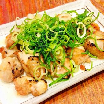 △烤鸡肉串酱油醋汁 △