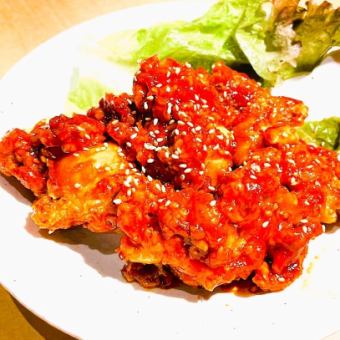 炸鸡配羊肉