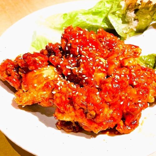 炸鸡配羊肉