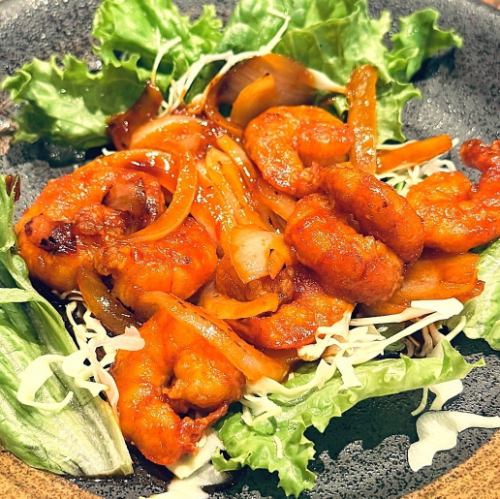 蒜蓉辣炒虾