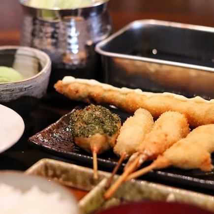 ★21：00～ご予約の方★【ASAHIコース】気軽に飲める　串5本セット