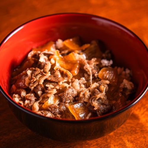 肉とタレにこだわった牛丼