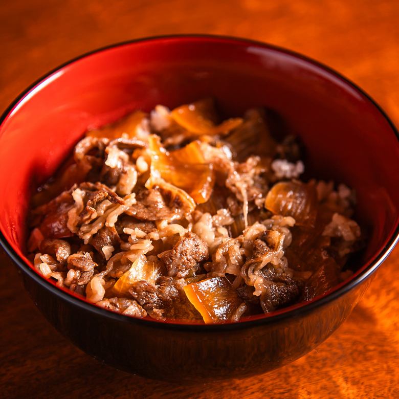 肉とタレにこだわった牛丼