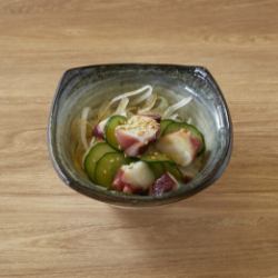 Octopus with ponzu sauce