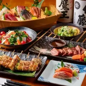 『極みコース』梅だれ鶏ハムや呑める茹でたん含10品 3時間飲み放題付6000円⇒5000円