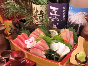 Five Kinds of Seafood Sashimi Funamori