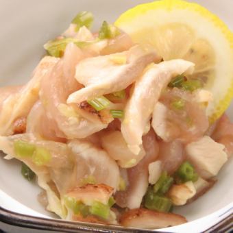 Uotori's specialty "Chicken liver sashimi"