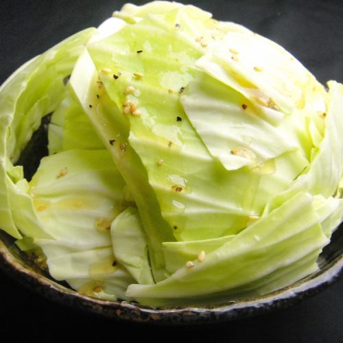 Salted cabbage with special salt sauce
