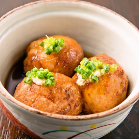 Deep-fried long potato dumplings