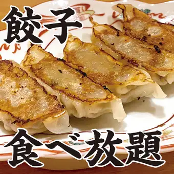 【2時間飲放題付】NEW!黒豚焼餃子&水餃子食べ放題+コース料理5品付⇒4000円