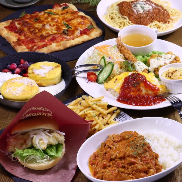 Our restaurant can also be rented out for private use. We have a wide range of dishes, from local Kyushu burgers to pizza, pasta, and other classic dishes, making it the perfect place for parties and after-parties. Please feel free to contact us!