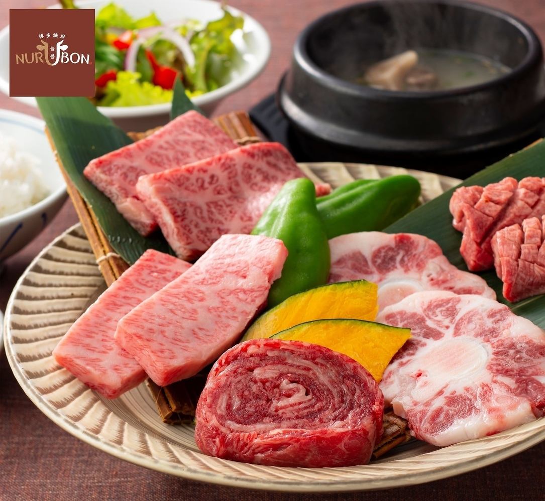 Suitable for various occasions such as Kaiseki with steak cuts at your table and Yakiniku set!