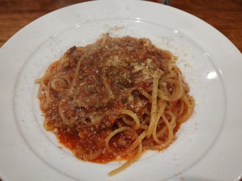 牛ラグーのトマトパスタ