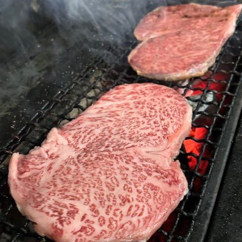 Charbroiled Wagyu beef rib roast set meal