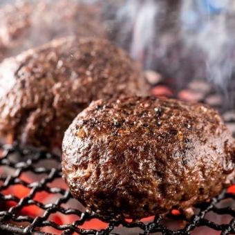 [Charcoal-grilled Hamburger] Winning Meal Commemorative Course ◆ 6,600 yen (tax included)