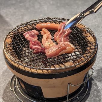 【스페셜 콜라보】숯불구이 프렌치 코스(식사만)◆4400엔(부가세 포함) ※예약 한정