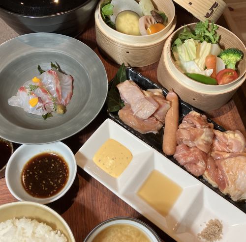むなかた鶏定食
