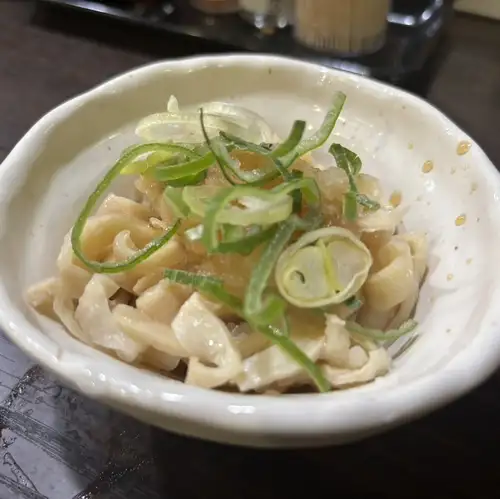 鶏皮湯引きポン酢