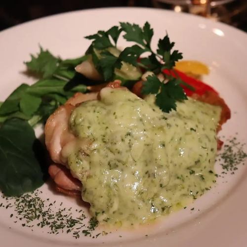 奥三河鶏の香草焼き