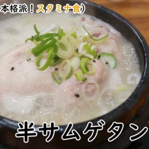 半サムゲタン(半参鶏湯)