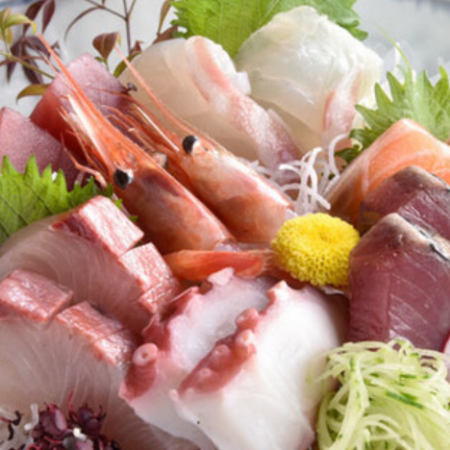 【忘年会】真鯛の姿造りと絶品!!マグロのレアカツコース　6000円/120分飲み放題付/9品