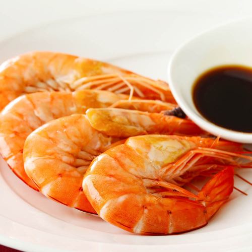 Shrimp in hot water with a natural taste.