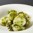 [Shanghai] Stir-fried squid and perilla leaves with salt