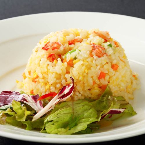 [Cantonese] Crab meat and lettuce fried rice