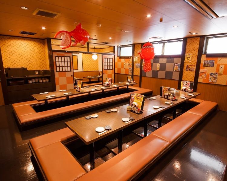 [Digging Gotatsu Private Room / Maximum 60 people] Hananomai Myoden store has a lot of private rooms !! There are 16 rooms in total !! 2 people / 4 people / 6 people / 8 people / 10 people, depending on the number of people You can.The private room seats in the tatami room where you can stretch your legs are very popular ♪