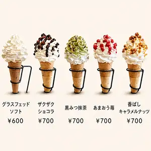 グラスフェッドソフトクリーム
