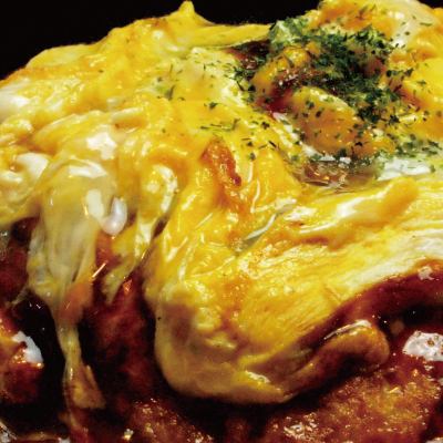 [Himeji-yaki or Kansai-yaki] Selectable okonomiyaki [Extreme pork ball]