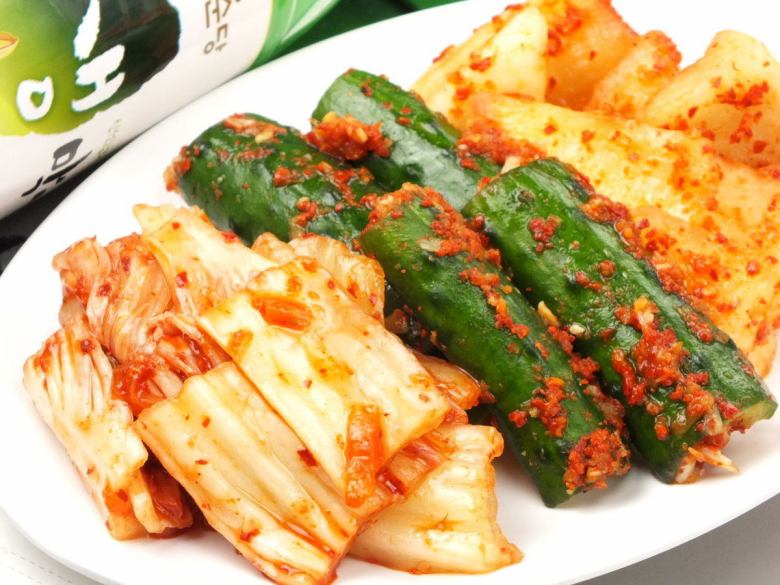 Assorted Kimchi 3 varieties
