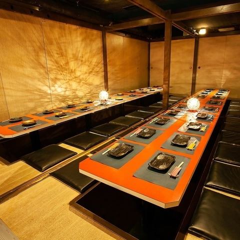 忘新年会や各種宴会のご予約承り中♪最大72名様迄の完全個室完備